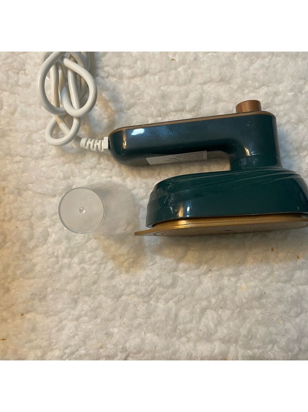 Compact Green Handheld Steamer